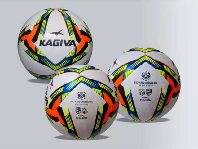 Campeonato Estadual tem bola exclusiva com escudo dos finalistas