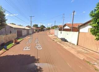 Rua em Terenos, onde jovem foi torturado e mantido em cárcere (Foto: Reprodução/Street View)