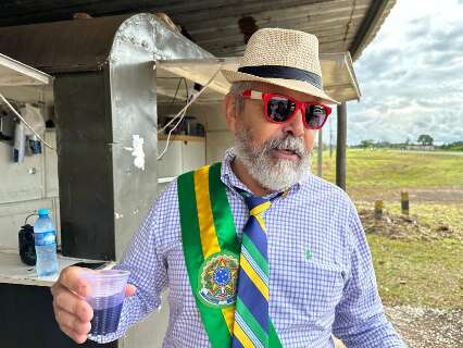 Sósia de Luiz Inácio, Jorge "da Silva" anima visita presidencial a Campo Grande 