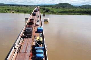 Ponte sobre Rio Paraguai, em Corumbá será interditada por 12h (Foto: Saul Schramm)