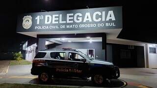 1ª Delegacia de Polícia Civil de Bataguassu, onde o caso foi registrado. (Foto: Cenário MS)