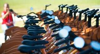 Bicicletas compartilhadas no Distrito Federal. (Foto: Agência Brasil)