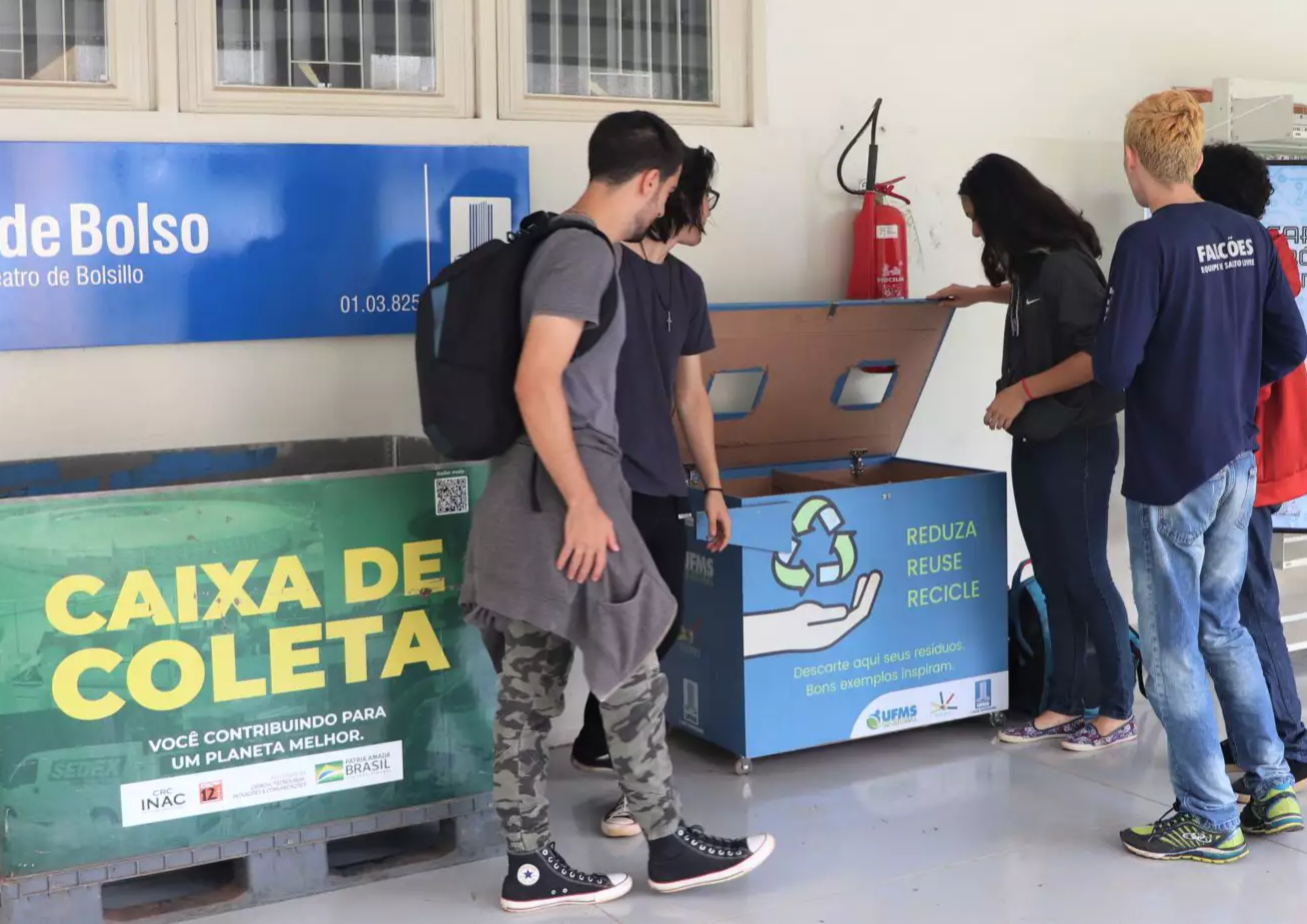 UFMS recebe de celular a geladeira em ação para recolher lixo eletrônico 