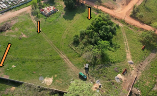 PMA vistoriou área, fez imagens de drone, e encontrou um local onde brota água (Reprodução Procedimento MPE)