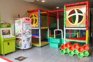 Playground garantido para a diversão das crianças. Foto: Henrique Kawaminami