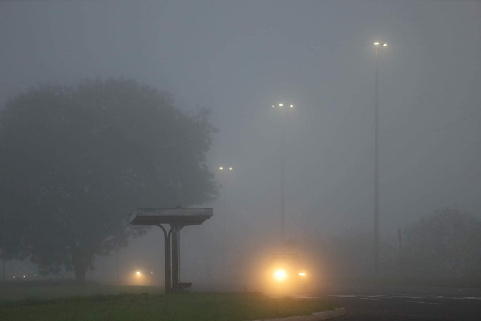 Nevoeiro encobre Capital e meteorologia prevê mais instabilidade para MS