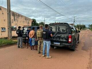 Suspeitos por execução foram presos na manhã desta quinta-feira (18), em Rondonópolis (MT) (Foto: Divulgação/Polícia Civil)