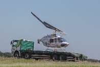 Helicóptero do Abadia que caiu com PMs é levado para perícia