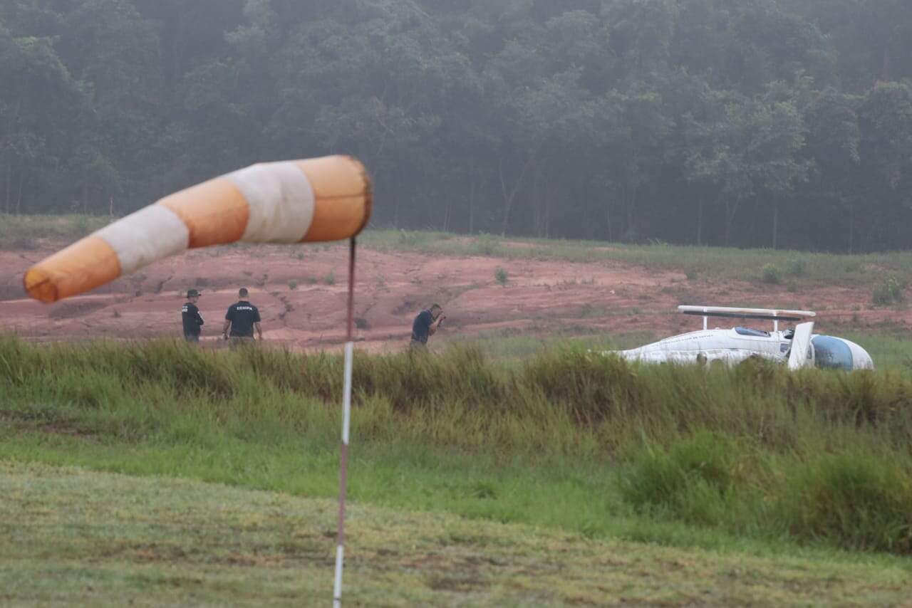 Cenipa chega em aeroporto para investigar queda de helicóptero da Casa Militar