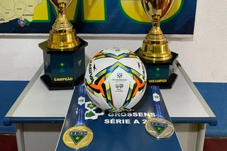 Além de bola customizada com os brasões, medalhas serão entregues aos dois times finalistas. (Foto: Reprodução/FFMS)