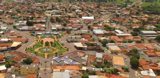 Brasilândia, município com pouco mais de 11 mil habitantes, vista do alto (Foto: reprodução)