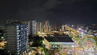 Vista aérea da Avenida Afonso Pena. (Foto: Maristela Brunetto)