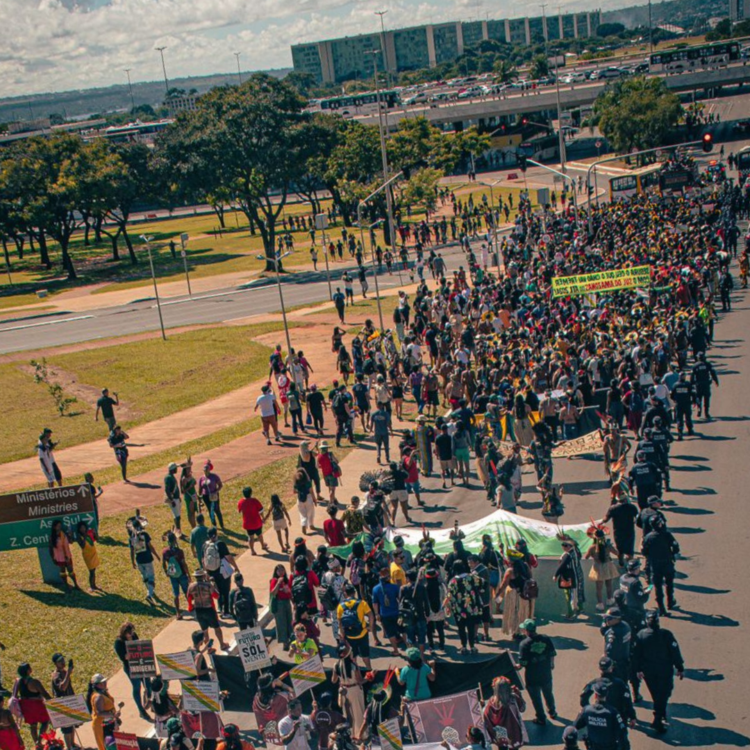 Delegação indígena de MS leva 600 para manifestação em Brasília 