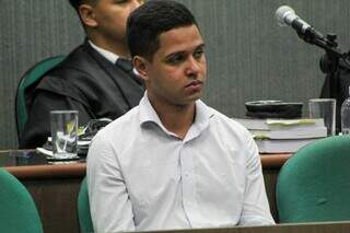 Messias Cordeiro de Lima durante a leitura de sentença no Tribunal do Júri. (Foto: Juliano Almeida)