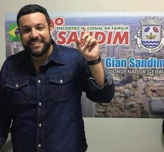 Gian Sandim que disputou as eleições municipais de 2020 e obteve 1.227 votos (Foto: Reprodução)