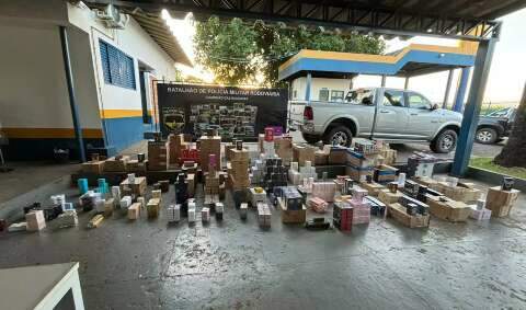 Homem é preso transportando mais de R$ 1 milhão em perfume importado