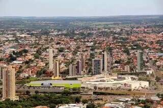 Vista aérea de Campo Grande, Capital de Mato Grosso do Sul (Foto: Arquivo/Campo Grande News)
