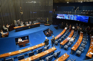 Vista aérea do Plenário do Senado Federal, em Brasília (DF). (Foto: Jonas Pereira/Agência Senado)