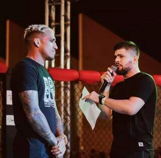 Charles do Bronx durante evento de MMA em Corumbá (Foto: Divulgação/CFC)