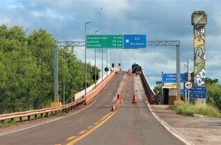 Ponte sobre Rio Paraguai, em Corumbá (Foto: Divulgação)
