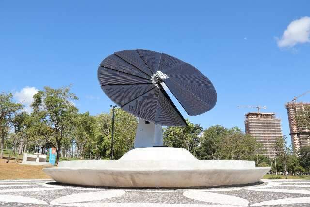 1&ordf; Flor Solar de MS &eacute; instalada no Parque das Na&ccedil;&otilde;es Ind&iacute;genas
