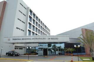 Prédio do Tribunal Regional do Trabalho, em Campo Grande (Foto: Divulgação)