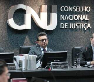 José Adonis Callou de Araújo Sá durante sessão do Conselho Nacional de Justiça (Foto: CNJ/Divulgação)