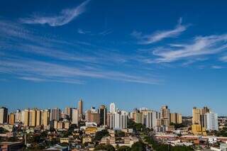 Imagem aérea do centro de Campo Grande (Foto: Fivulgação)