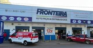 A Fronteira Auto Peças fica na Av. Marechal Floriano Peixoto, 768 - Centro, em Ponta Porã (MS). (Foto: Divulgação)