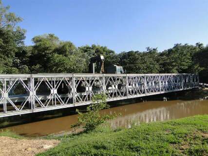 Militares de Aquidauana enviam ponte desmontável de 60 metros para o RS