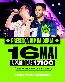 Hugo e Guilherme estarão vendendo ingressos pessoalmente nesta quinta-feira, a partir das 17h (Foto: Divulgação)