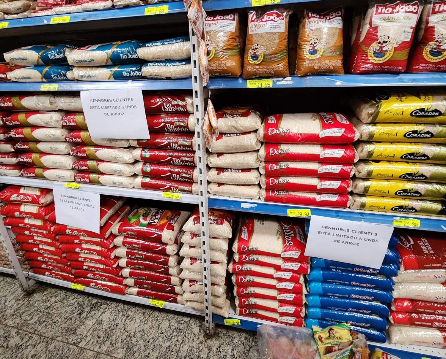 Governo importa arroz e promete quilo a R$ 4, mas MS fica fora da lista