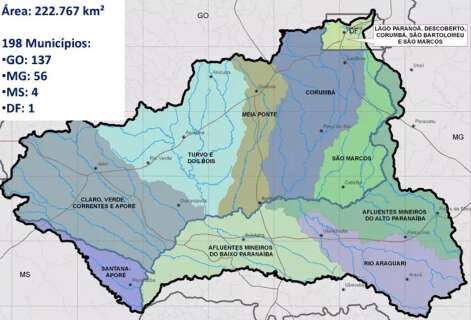 Plano prevê cobrança de recursos hídricos em bacia que engloba 4 cidades de MS