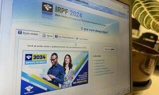 Portal da Receita Federal, onde declarações podem ser preenchidas e enviadas em 2024 (Foto: Juca Varella/Agência Brasil)