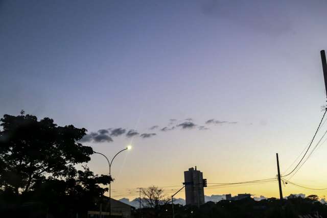 Campo Grande tem c&eacute;u claro e m&aacute;xima deve chegar aos 29&ordm;C