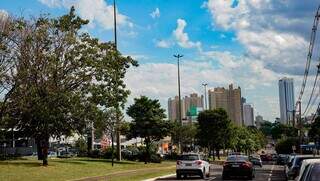 Campo Grande é alvo de estudo sobre gases do efeito estufa. (Foto: Alex Machado)