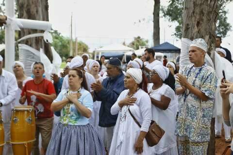 Pra&ccedil;a ganhou festa pelos 29 anos de resist&ecirc;ncia ao lado de Preto Velho