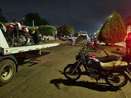Operação recolhe 11 motos em avenida que é o "terror" da vizinhança 