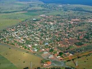 Imagem aérea de Selvíria, localizada na região leste de Mato Grosso do Sul (Foto: Divulgação)