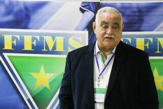 Presidente da Federação de Futebol de MS, Francisco Cezário (Foto: Henrique Kawaminami)