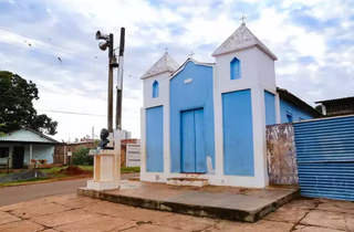 Igreja de São Benedito, na comunidade Tia Eva, está interditada. (Foto: Arquivo/Campo Grande News)