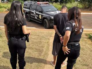 Suspeito foi preso na tarde desta quinta, em Iguatemi. (Foto: Reprodução/Polícia Civil)