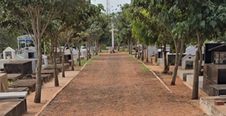 Cemitério São Vicente de Paula, localizado no bairro de mesmo nome (Foto: reprodução / vídeo)