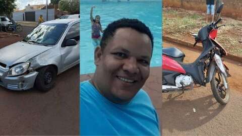 Motociclista morre depois de ser atingido por carro em cruzamento 