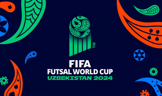 Identidade visual da edição de 2024 da Copa do Mundo de futsal (Foto: Divulgação)