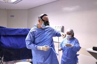 Vindo de São Paulo, Dr. Marcelo Jatene inaugura ala de cirurgia cardíaca pediátrica do Hospital da Cassems, em Campo Grande (Foto: Divulgação).