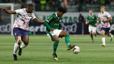 Na despedida de Endrick, Palmeiras marca empate com San Lorenzo