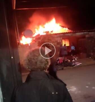 Incêndio destrói casa e ex-marido de moradora é suspeito apontado por vizinhos