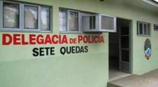 Delegacia de Polícia de Sete Quedas, onde o caso foi registrado. (Foto: Arquivo/A Gazeta)