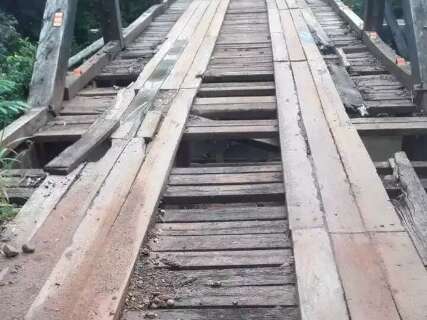 Reforma da ponte sobre o Córrego Ceroula tem previsão de iniciar neste mês
